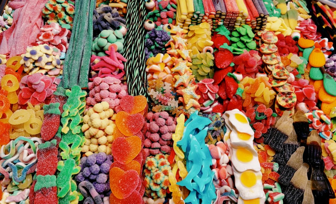 assorted-color fruits on display