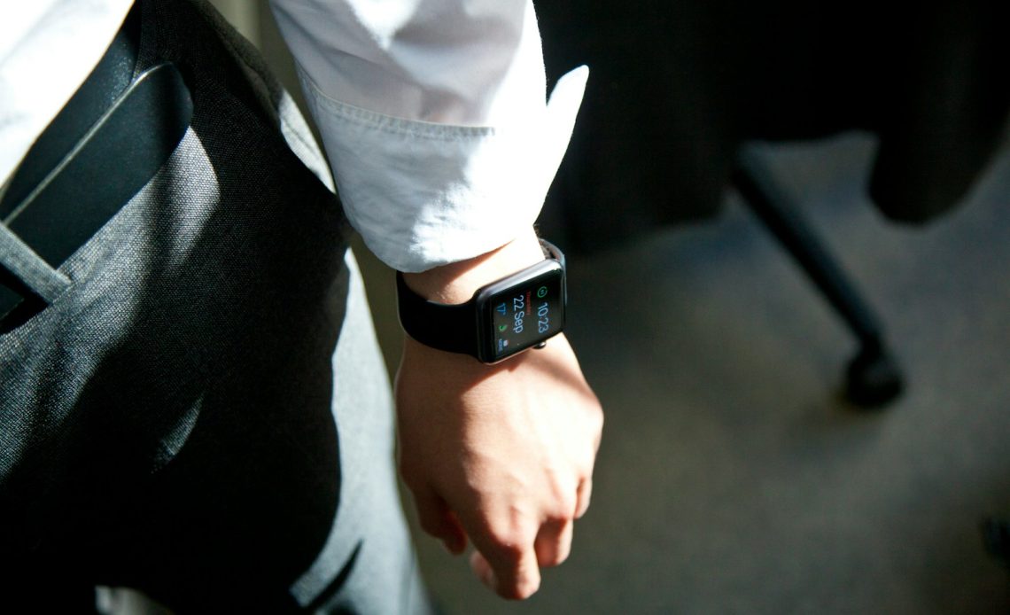 Apple Watch on person's wrist