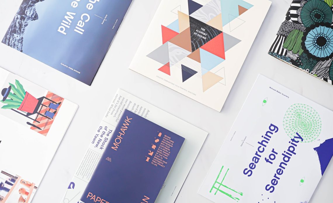 a bunch of books that are on a table